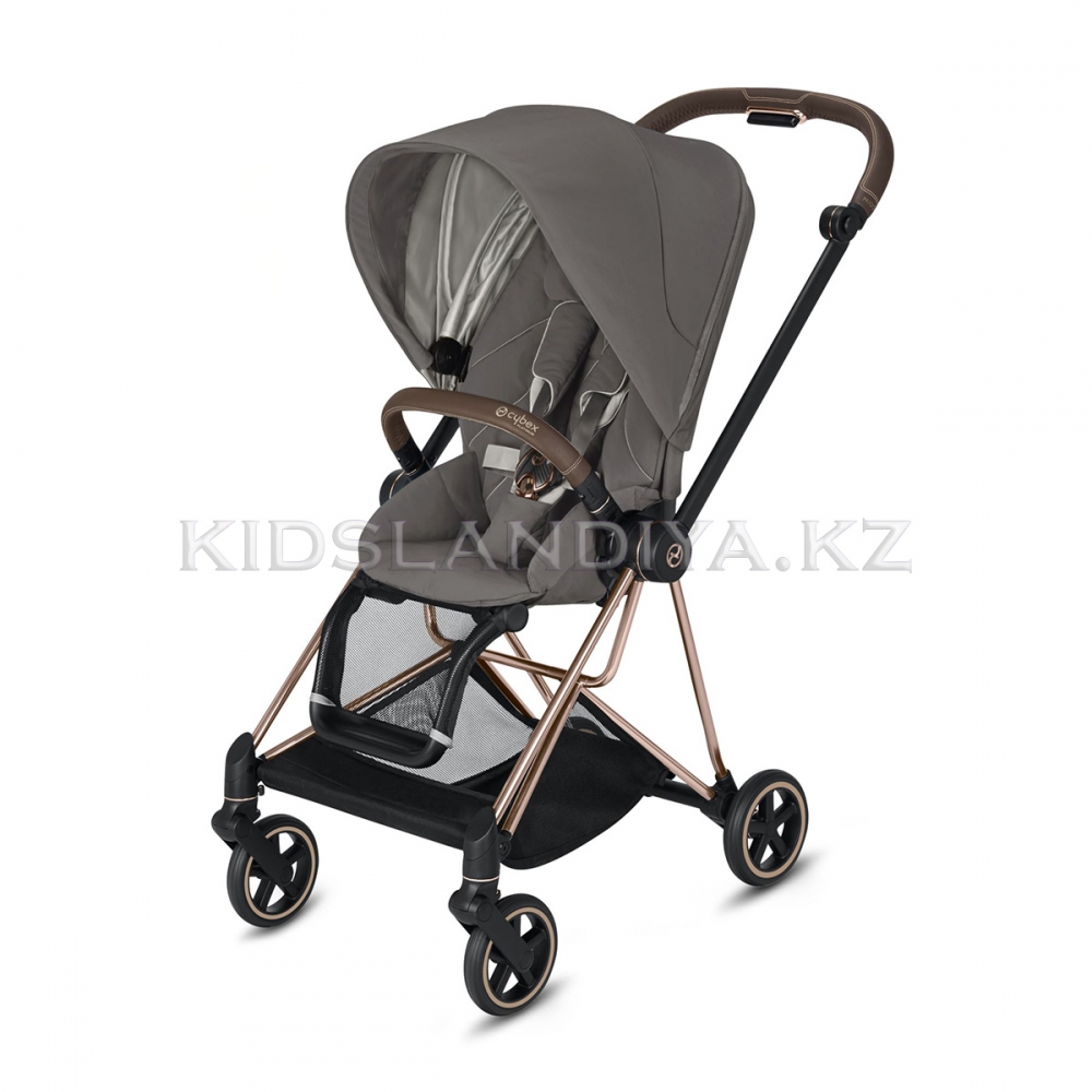 Коляска Cybex Mios Mirage Grey на шасси Rose Gold
