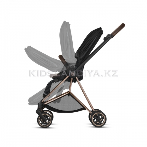 Коляска Cybex Mios Mirage Grey на шасси Rose Gold